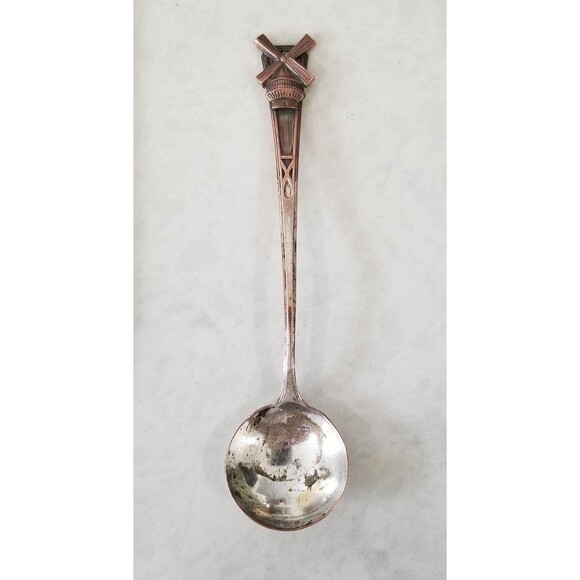 Other - Silver plated souvenir windmill spoon antique